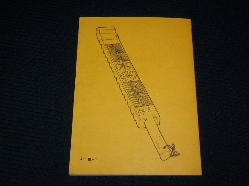 1978 FELSO - TISZAVIDEK SOFTCOVER BOOK - NEPRAJZI MUZEUM - J 6913