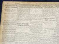 1922 MARCH 15 NEW YORK TIMES - SHOT BY HIS FRIEND TESTING STEEL VEST - NT 8316