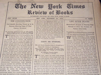 1913 NEW YORK TIMES NEWSPAPER BOOK REVIEW SECTIONS LOT OF 15 ISSUES - O 3221B