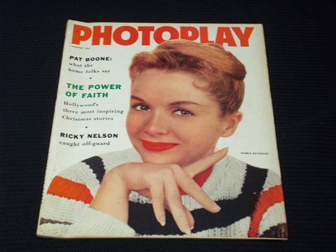 1958 JANUARY PHOTOPLAY MAGAZINE - DEBBIE REYNOLDS FRONT COVER - E 16646