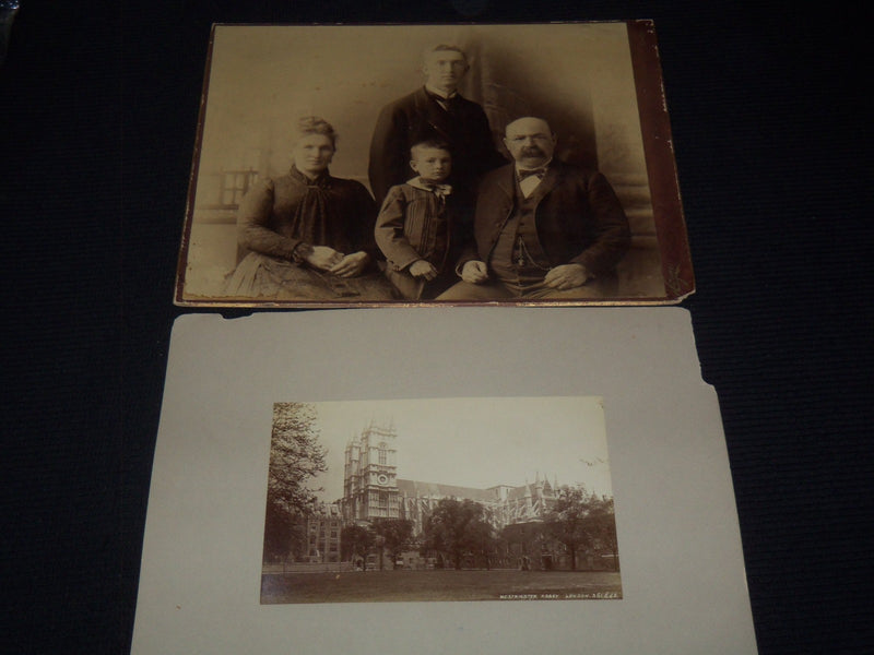 ASSORTED LOT OF MOUNTED PHOTOS - 9 PIECES - #190