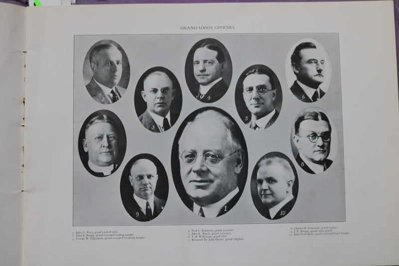 1924 61ST ELKS GRAND LODGE REUNION PROGRAM - PORTLAND, OREGON - K 2456