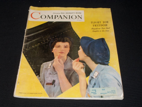 1943 JANUARY WOMAN'S HOME COMPANION MAGAZINE NICE FRONT COVER - E 2632