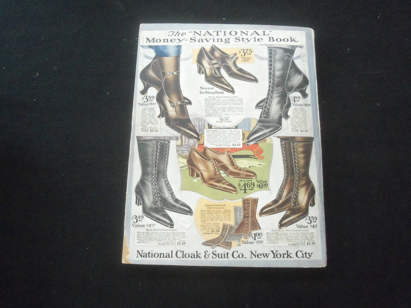 1921-1922 FALL & WINTER NATIONAL CLOAK & SUIT CO. CATALOG - N.Y. STYLES - R 94E