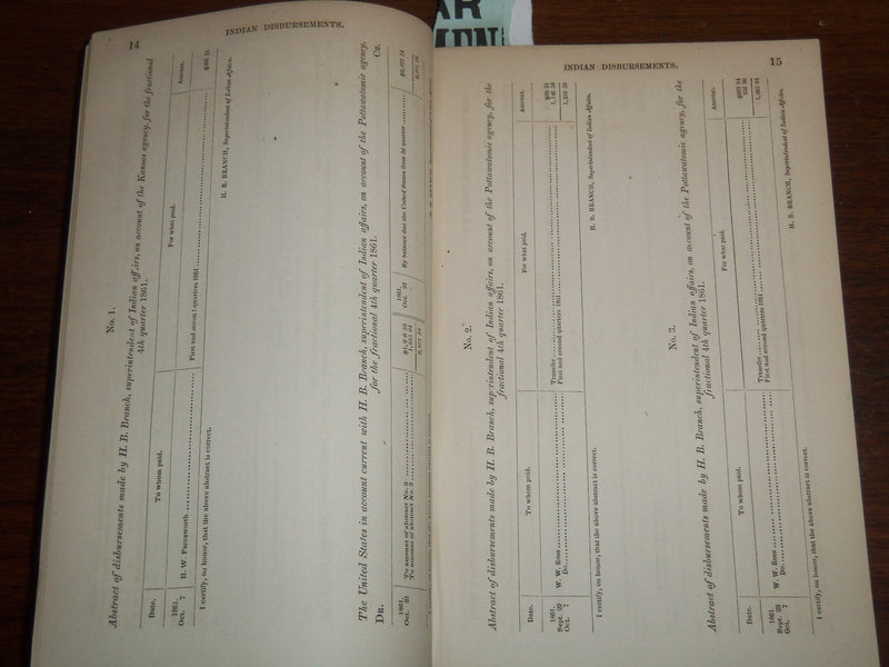 1863 JANUARY 30 LETTER OF THE SECOND AUDITOR OF THE TREASURY - INDIANS - K 1231