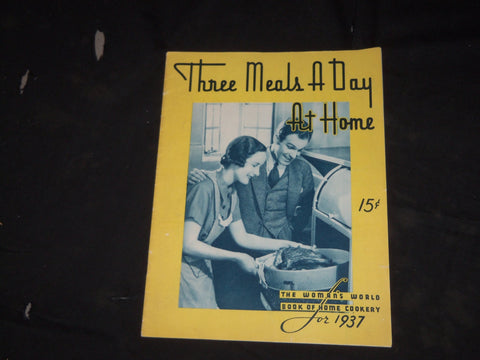 1937 THREE MEALS A DAY AT HOME MAGAZINE - B 141