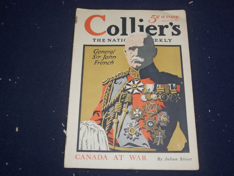 1915 JANUARY 16 COLLIER'S MAGAZINE - GENERAL SIR JOHN FRENCH - ST 6706