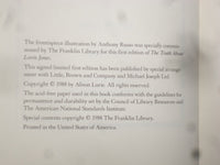 1988 THE TRUTH ABOUT LORIN JONES HARDCOVER BOOK - SIGNED 1ST EDITION - KD 8989