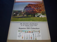 1954 SUPERIOR GIFT LINE HANGERS CALENDAR SALESMAN SAMPLE SHEETS BOOK - C 3