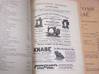 1880 APPLETON'S JOURNAL LOT OF 12 ISSUES COMPLETE YEAR - NICE STORIES - WR 688