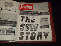 1962 TRAINS MAGAZINES BOUND VOLUME LOT OF 12 ISSUES - COMPLETE YEAR - KD 2133D