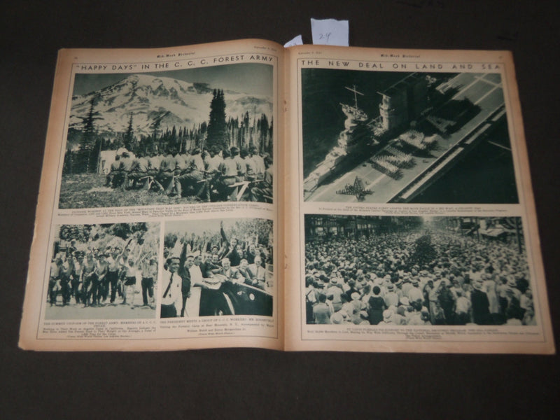 1933 SEPT 9 MID-WEEK PICTORIAL MAGAZINE SECTION - HELEN WILLS MOODY - J 3204