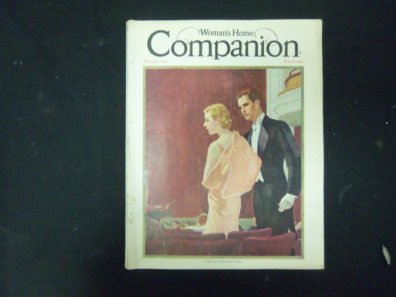 1931 MARCH WOMAN'S HOME COMPANION MAGAZINE - ILLUSTRATIONS STORIES ADS-ST 3861