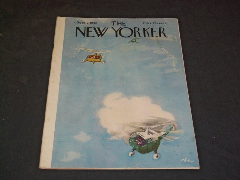 1946 SEPTEMBER 7 THE NEW YORKER MAGAZINE - ILLUSTRATED COVER - NY 179