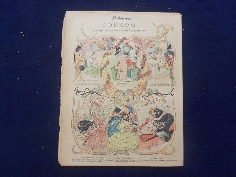 1908 JAN 4 LE SOURIRE MAGAZINE - ILLUSTRATED COMEDY - FRENCH TEXT - SP 4867D