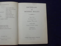 1959 DICTIONARY OF MODERN BALLET HARDCOVER BOOK BY SELMA JEANNE COHEN - KD 8772