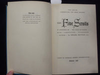 1950 THE FIVE SCROLLS - A COMMENTARY HARDCOVER BOOK BY ISRAEL BETTAN - KD 8932
