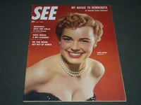 1953 JULY SEE MAGAZINE - TERRY MOORE COVER - ST 4882