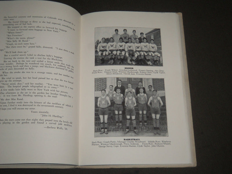1927 THE ELM MAGAZINE WETHERSFIELD HIGH SCHOOL BOOK - CONNECTICUT - J 2345