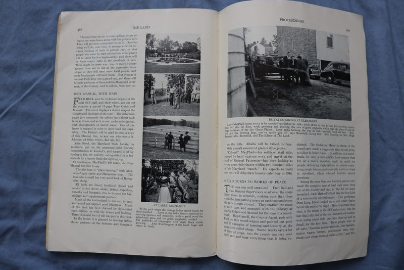 1945 AUTUMN THE LAND - A QUARTERLY MAGAZINE - SOFTCOVER - K 3203