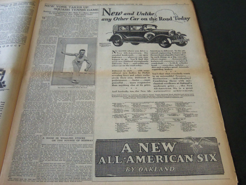 1929 JAN 20 NEW YORK TIMES AUTO - TRYING TO UNLOCK WHEELS OF TRAFFIC - NT 6624
