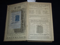 1883 WORCESTER DIRECTORY OF CITIZENS & BUSINESS NO. 40 - FOLD-OUT MAP - KD 4502K