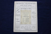 1910 DECEMBER 6 ROYAL OPERA COVENT GARDEN PROGRAM - LE NOZZE DIFIGARO - K 1672