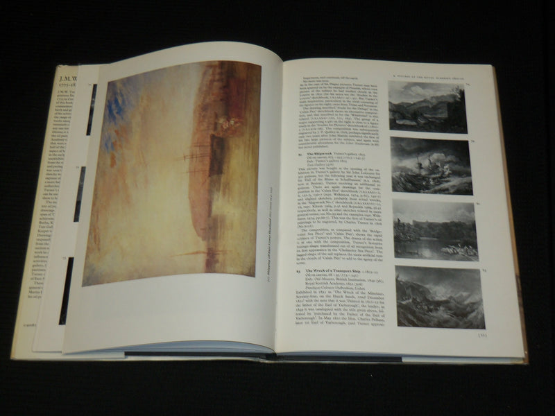 1974 TURNER 1775-1851 TATE GALLERY HARDCOVER BOOK - NICE PRINTS - R 721Z