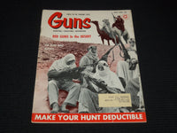 1958 MAY GUNS MAGAZINE - RED GUNS IN THE DESERT COVER - E 12552