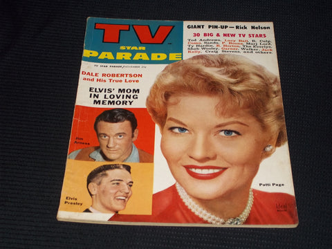 1958 NOVEMBER TV STAR PARADE MAGAZINE - PATTI PAGE FRONT COVER - E 13249