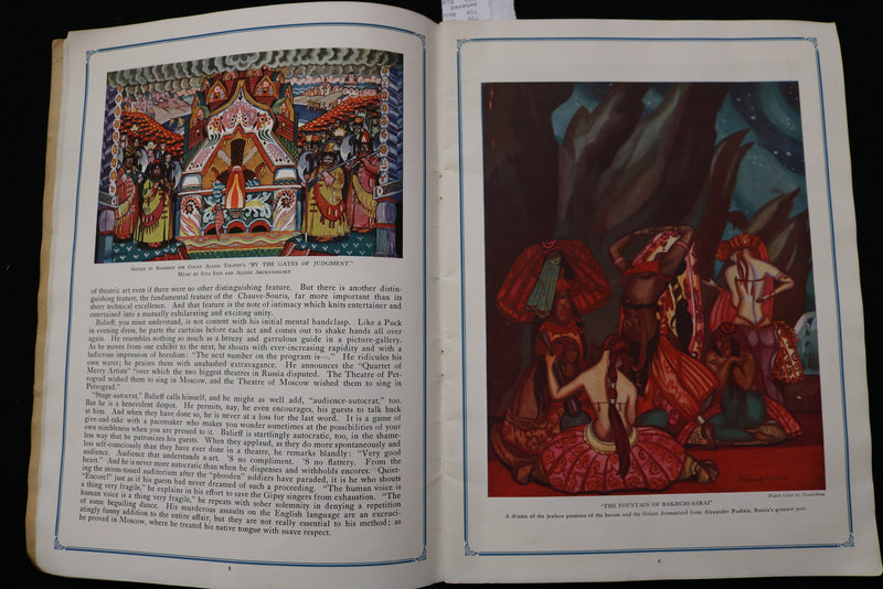 1923-1924 BALIEFF'S CHAUVE-SOURIS OF MOSCOW - SOFTCOVER BOOK - K 2434