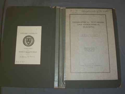 1903 GEOGRAPHICAL TEXT-BOOKS AND GEOGRAPHICAL TEACHING - J 4932