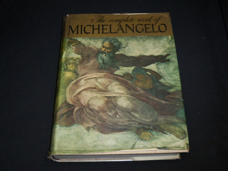 1965 THE COMPLETE WORK OF MICHELANGELO HARDCOVER BOOK - R 350F