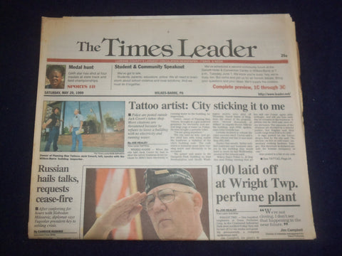 1999 MAY 29 WILKES-BARRE TIMES LEADER -RUSSIAN HAILS TALKS, CEASE-FIRE - NP 8254