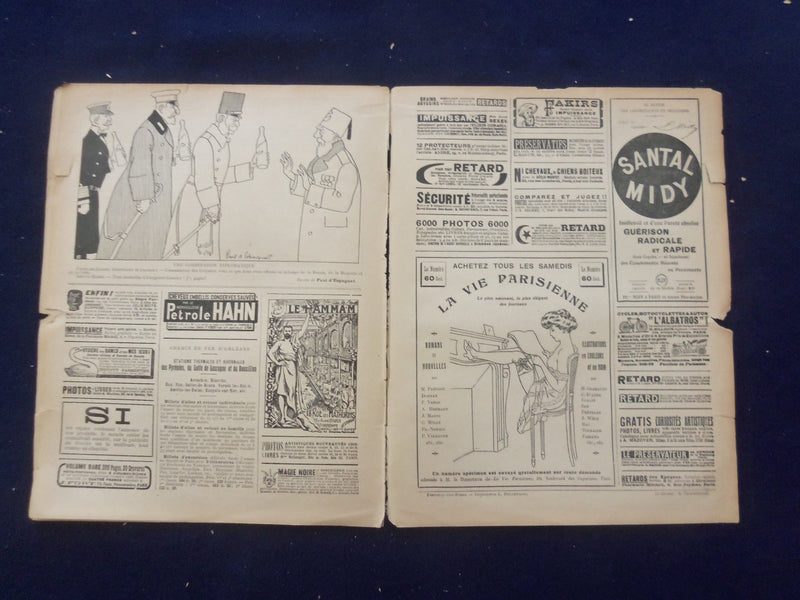 1908 NOV 28 LE SOURIRE MAGAZINE - ILLUSTRATED COMEDY - FRENCH TEXT - SP 4867R