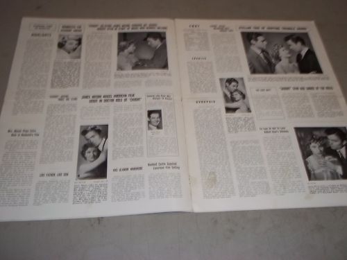 1949 CAUGHT MOVIE PRESS BOOK STARRING JAMES MASON & BARBARA BEL GEDDES - P 108
