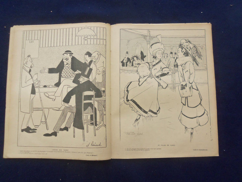 1908 FEB 22 LE SOURIRE MAGAZINE - ILLUSTRATED COMEDY - FRENCH TEXT - SP 4867H