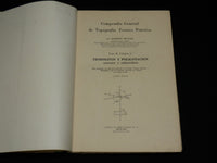 1947 TEODOLITOS Y POLIGONACION HARDCOVER BOOK BY ROBERTO MULLER - KD 7419