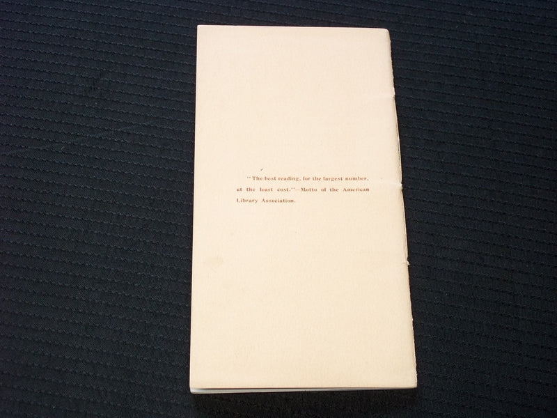 1894 THE OPEN SHELF CLEVELAND PUBLIC LIBRARY SOFTCOVER BOOK - J 7183