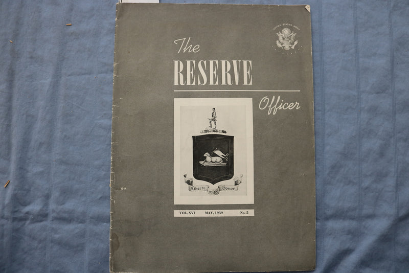 1939 MAY THE RESERVE OFFICER MAGAZINE - K 331