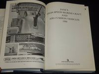 1988 JANE'S HIGH SPEED MARINE CRAFT AND AIR CUSHION VEHICLES BOOK - KD 937B