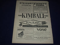 1906 JUNE 6 MUSICAL COURIER MAGAZINE - ELLA MAY SMITH COVER - ADS - J 1258