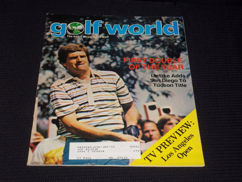 1981 FEBRUARY 13 GOLF WORLD MAGAZINE - BRUCE LIETZKE FRONT COVER - E 6854