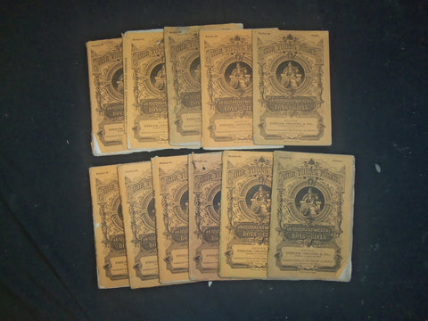 1870 OUR YOUNG FOLKS MAGAZINE - LOT OF 11 ISSUES - WR 1202