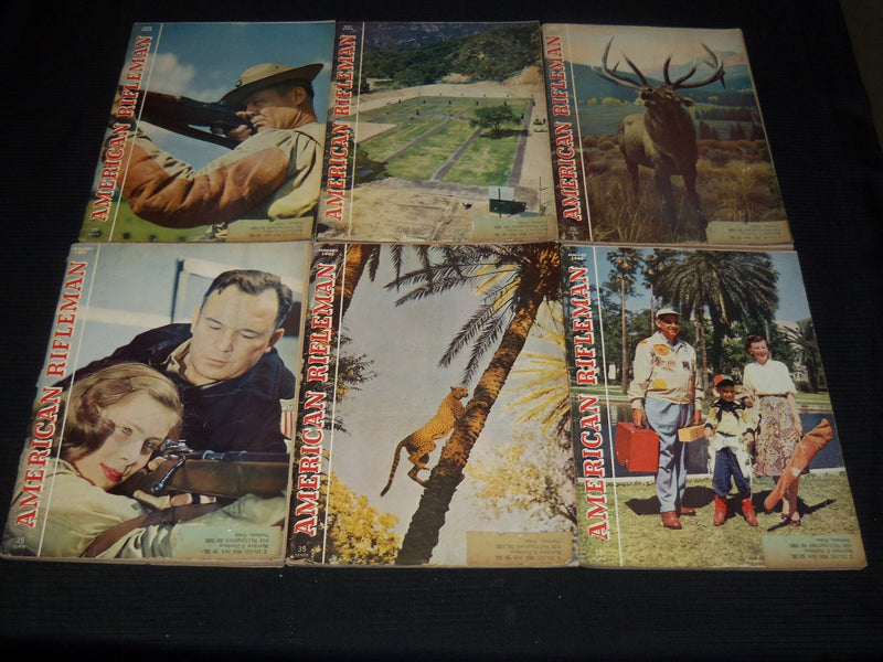 1952 THE AMERICAN RIFLEMAN MAGAZINES LOT OF 11 ISSUES - NICE COVERS - WR 104G