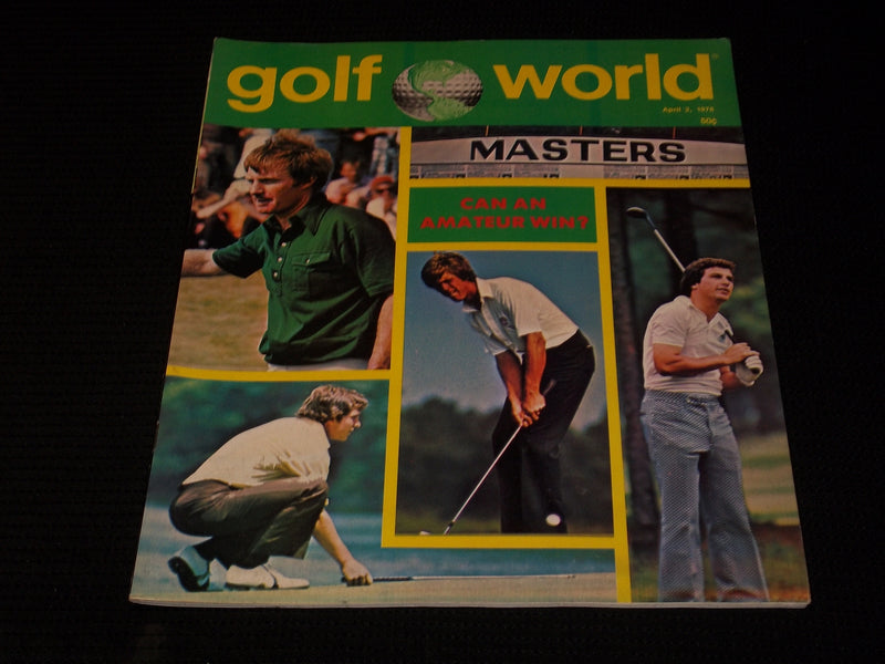 1976 APRIL 2 GOLF WORLD MAGAZINE - THE MASTERS FRONT COVER - E 6771