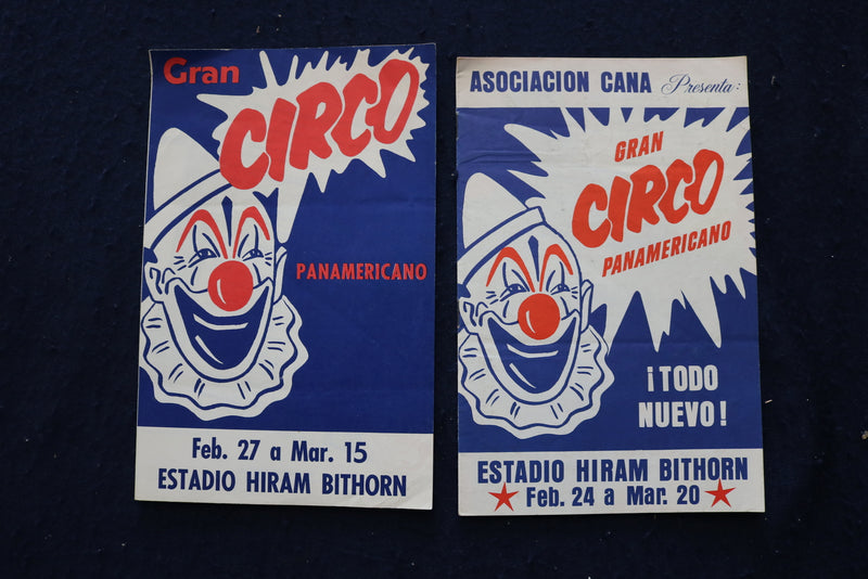 1960'S-1980'S CIRCUS PROGRAMS - SMALLER SIZE - LOT OF 28 - O 3534
