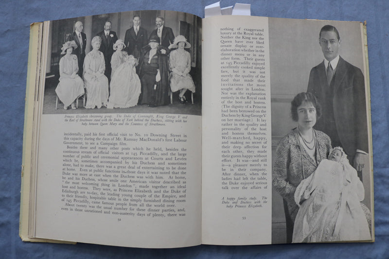 1948 SILVER WEDDING- 25 ROYAL YEARS HARDCOVER BOOK BY LOUIS WULFF - KD 9369