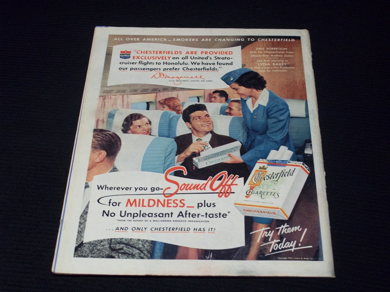 1952 MARCH 11 LOOK MAGAZINE - VIVIEN LEIGH & FREDRIC MARCH FRONT COVER - E 20427