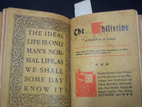 1901 JUNE-NOVEMBER THE PHILISTINE MAGAZINE VOLUME NO. XIII - KD 7672